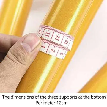 AliLeader Heavy Duty Wig Stand Tripod - Golden Wig Tripod Stand Wig Head Stand for Styling Pivot Point Mannequin Tripod Mannequin Head Stand Maniquins Head Stand (55 Inch,Mannequin Head Not Included)