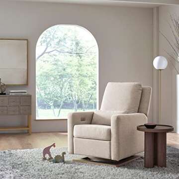 Babyletto Sigi Electronic Power Recliner & Glider with USB Port