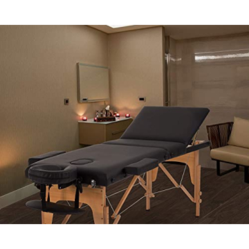 Portable Height Adjustable Massage Table for Therapists
