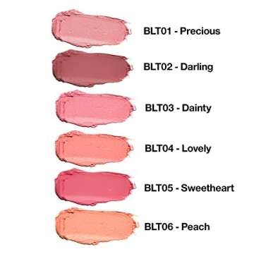 Palladio I'm Blushing 2-in-1 Cheek and Lip Tint, Buildable Lightweight Cream Blush, Sheer Multi Stick Hydrating formula, All day wear, Easy Application, Shimmery, Blends Perfectly to Skin, Sweetheart