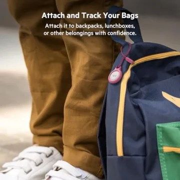 Belkin Secure AirTag Holder with Strap - Pink Stylish Keychain