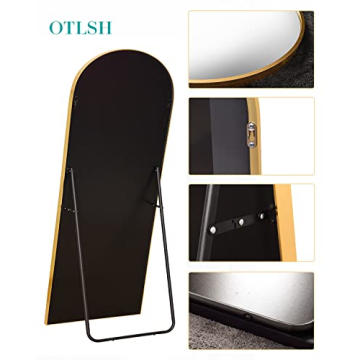 Otlsh 76"×34" Arched Full Length Mirror - Stylish & Practical