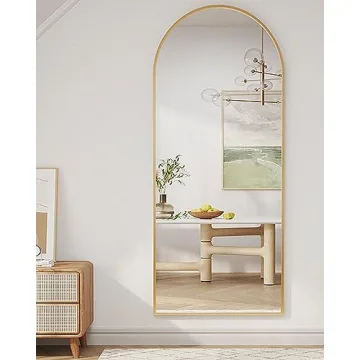 Otlsh 76"×34" Arched Full Length Mirror - Stylish & Practical