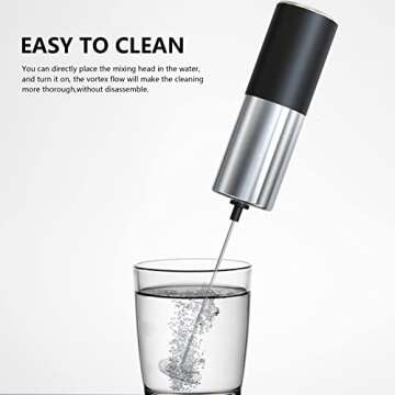 SIMILBELLA Electric Milk Frother for Coffee Lovers