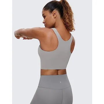 CRZ YOGA Butterluxe Racerback Sports Bra for Women
