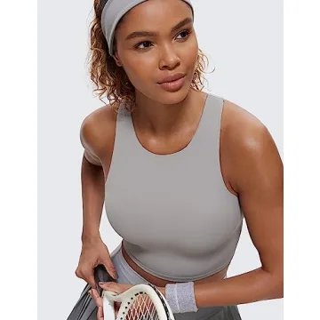 CRZ YOGA Butterluxe Racerback Sports Bra for Women