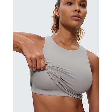 CRZ YOGA Butterluxe Racerback Sports Bra for Women