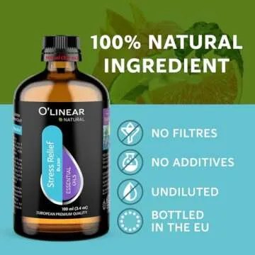 O’Linear Stress Relief Essential Oil - 100ml Calming Blend