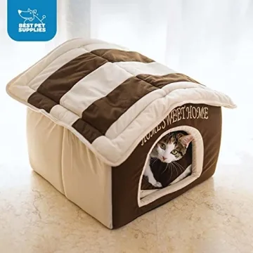 Portable Indoor Pet House for Cats & Small Dogs
