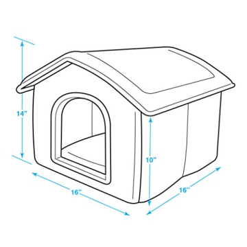 Portable Indoor Pet House for Cats & Small Dogs