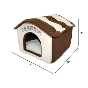 Portable Indoor Pet House for Cats & Small Dogs