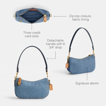 Stylish Coach Swinger 20 in Indigo for Fashionable Women