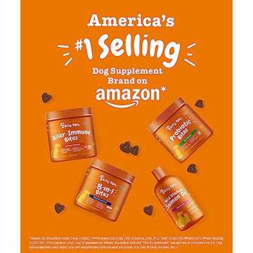 Zesty Paws Allergy Immune Soft Chews with Hemp Seed for Dogs - 90 Chews for Immune Support