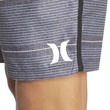 Hurley boys fashion board shorts, Black Shoreline, 7