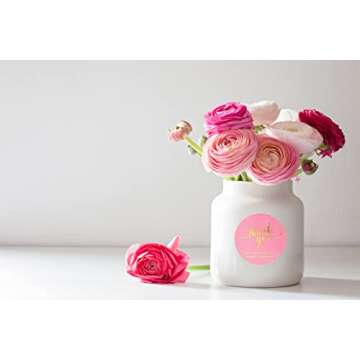 Elegant 500 Thank You Stickers for Small Business Gratitude