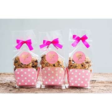 Elegant 500 Thank You Stickers for Small Business Gratitude