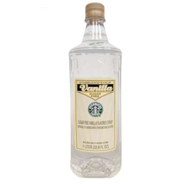 Starbucks Sugar-Free Vanilla Syrup (1-L), Authentic Café Flavor