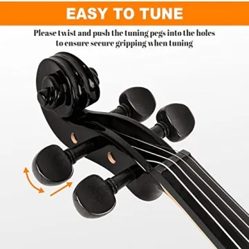 Vangoa Electric Violin for Beginners - Full Size Silent Instrument