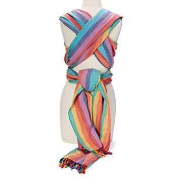 Hip Baby Wrap Woven Baby Carrier for Infants and Toddlers - Perfect for Baby Shower, Baby Sling Carr...