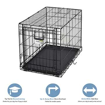 MidWest Homes for Pets Ovation Single Door Dog Crate - Ideal for All Breeds