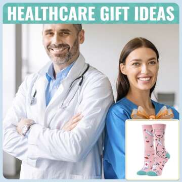 Funny Doctor Nurse Socks for Women - Great Gift Idea