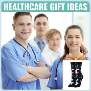 Funny Doctor Nurse Socks for Women - Great Gift Idea
