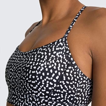 IWEMEK Women Polka Dot 2 Piece Workout Outfits Set