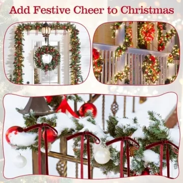 24 Velvet Christmas Tree Bows for Elegant Holiday Decor