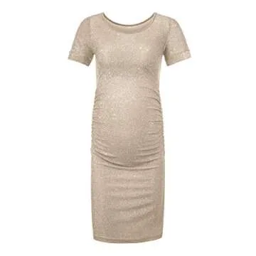 Sparkly KIM S Maternity Dress - Perfect for Baby Showers