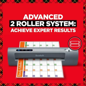 Scotch TL901X Thermal Laminator, 1 Laminating Machine, Gray, Laminate Recipe Cards, Photos and Documents, For Home, Office or School Supplies, 9 in.