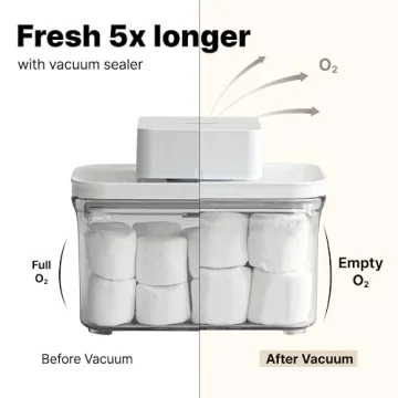 VAKUEN Airtight Food Storage Containers Vacuum Sealer Set