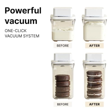 VAKUEN Airtight Food Storage Containers Vacuum Sealer Set
