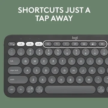 Logitech K380s Slim Bluetooth Keyboard - Tonal Graphite