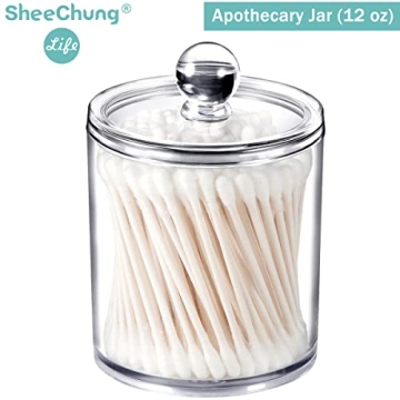 SheeChung Qtip Jars - Elegant Storage Solution
