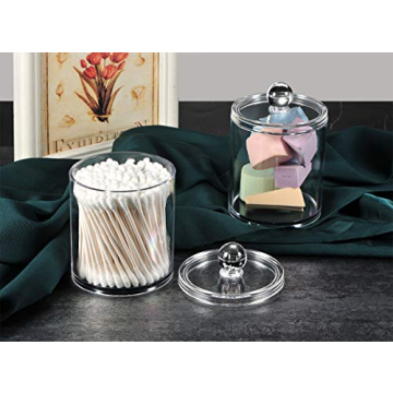 SheeChung Qtip Jars - Elegant Storage Solution