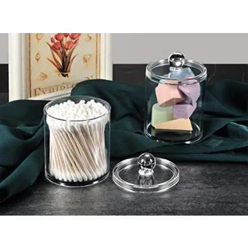 SheeChung Qtip Jars - Elegant Storage Solution