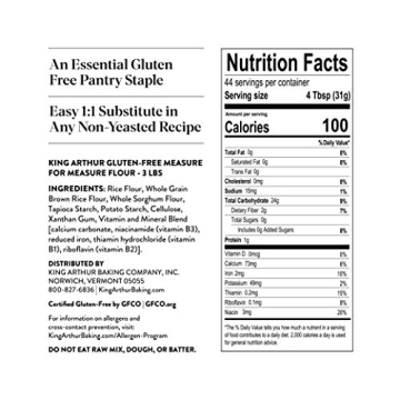 King Arthur Gluten-Free Measure for Measure Flour 2 Pack