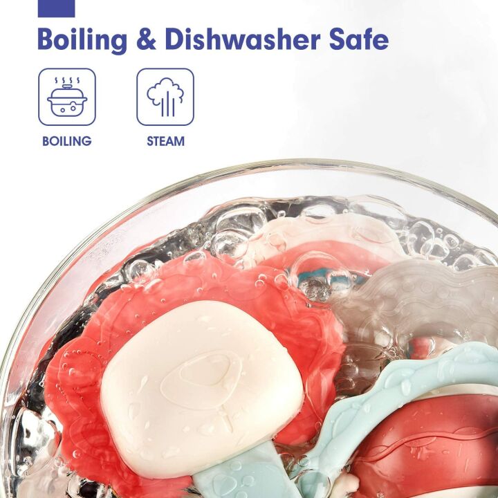 Hahaland Baby Toys Set for 0-12 Months - Teething & Fun