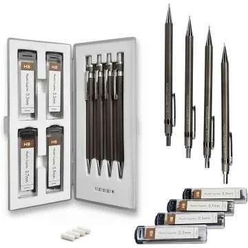 MozArt Mechanical Pencil Set for Writers and Artists