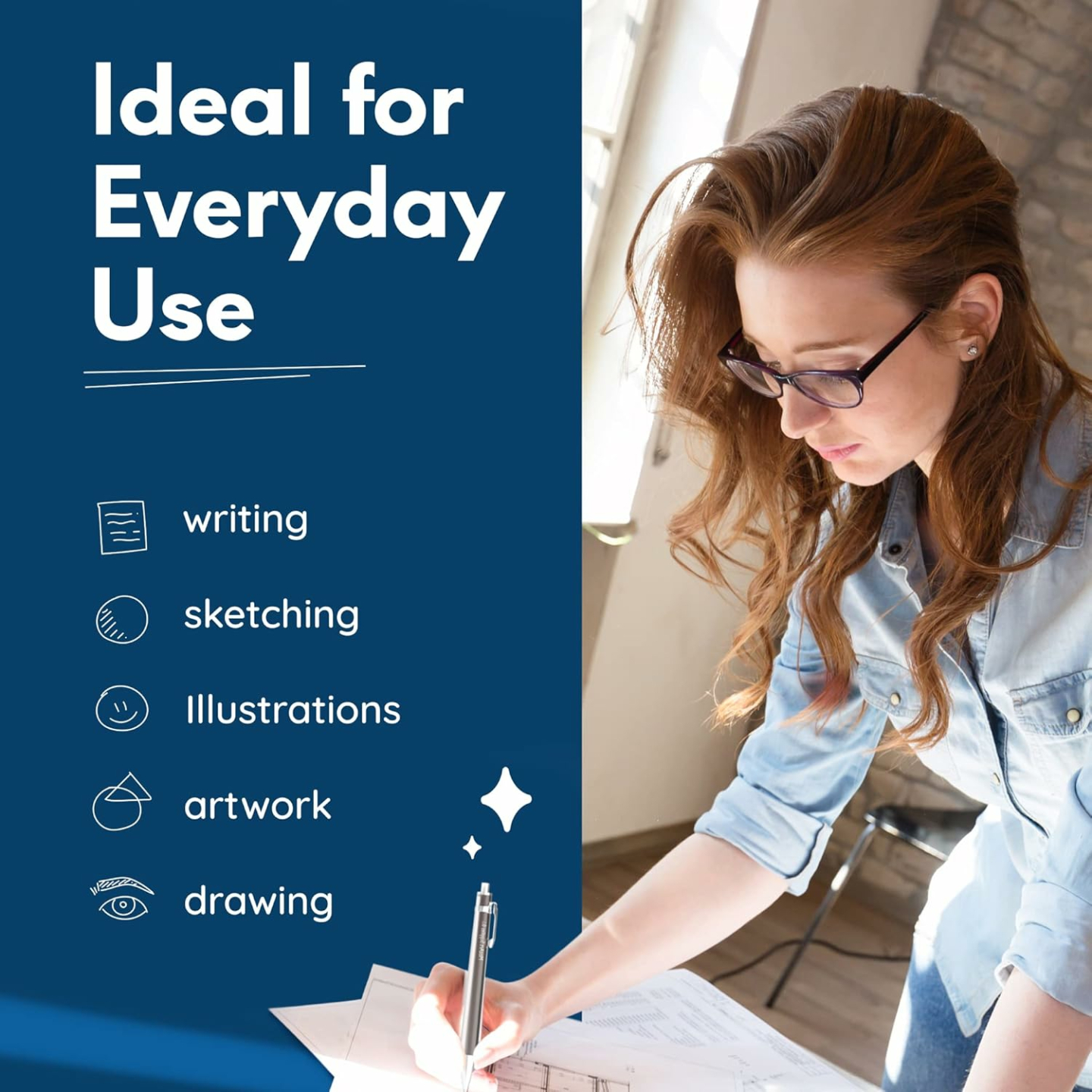 MozArt Mechanical Pencil Set for Writers and Artists