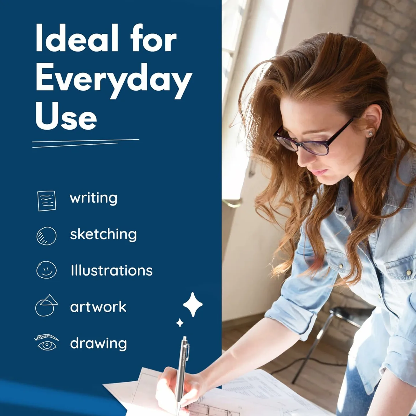 MozArt Mechanical Pencil Set for Writers and Artists