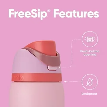 Owala 32 oz FreeSip Insulated Steel Water Bottle in Pink