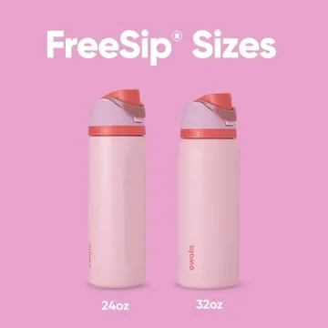Owala 32 oz FreeSip Insulated Steel Water Bottle in Pink