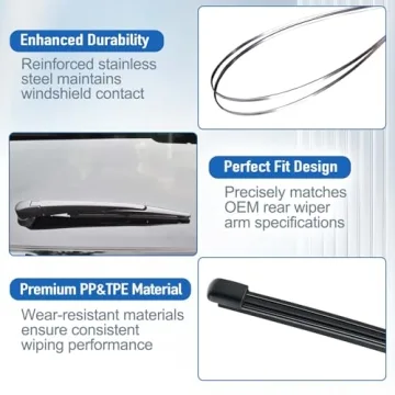 High-Quality Rear Wiper for BMW X3 2018-2024