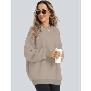 ROYLAMP Women's Oversized Cozy Sweatshirt for All Occasions