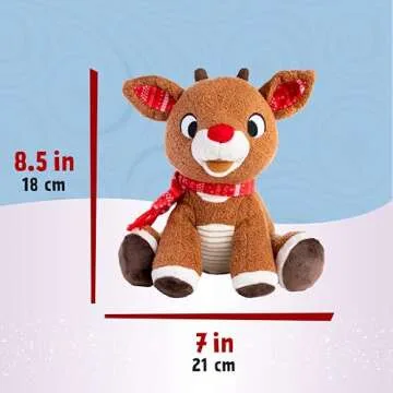 KIDS PREFERRED Rudolph the Red-Nosed Reindeer Plush Toy