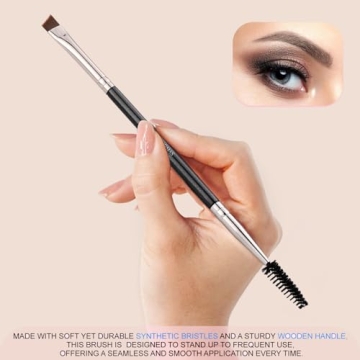 KINGMAS Eyebrow Brush - Professional Dual Angled Tool