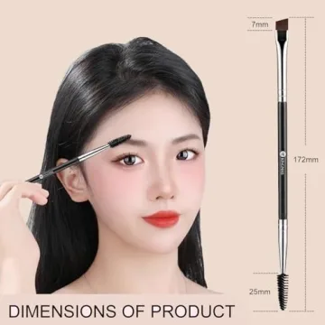KINGMAS Eyebrow Brush - Professional Dual Angled Tool