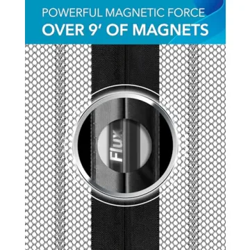 FLUX Magnetic Screen Door - Easy Install, Bug-Free & Pet Safe
