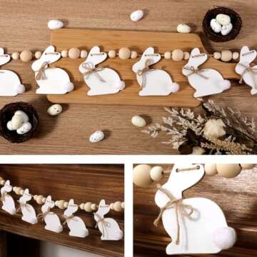 Bunny Chorus Easter Garland for Festive Decoration